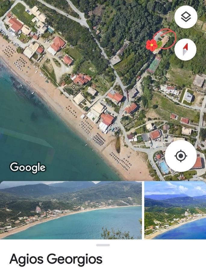Appartamento Corfu Escape Five Agios Georgios Pagon Esterno foto